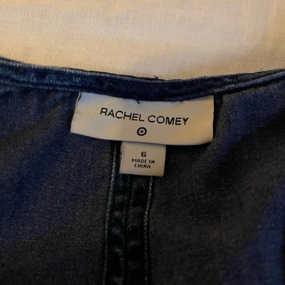 Rachel Comey x Target Blue Denim Jumpsuit Wide Leg Zip Up  Belted Size 6 Blogger - Picture 8 of 8